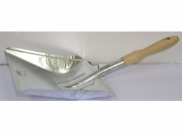 Lopatka na smetí pozink slabá s dřevěnou rukojetí 2117