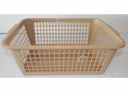 Košík 37,4x26x14,6 cm plast béžový