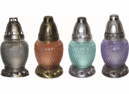 Svíčka hřbitovní 30 g/17 cm sklo