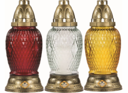 Svíčka hřbitovní 80 g/24 cm sklo