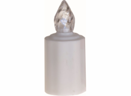 Svíčka hřbitovní bateriová 10 cm bílá