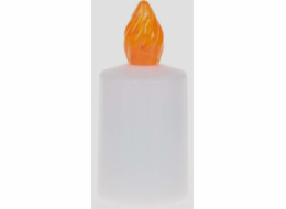 Svíčka hřbitovní bateriová 10 cm oranžová