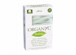 Tyčinky vatové do uší Organyc 200 ks z biobavlny a recyklova