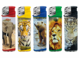 Zapalovač piezo dekor Wild animals