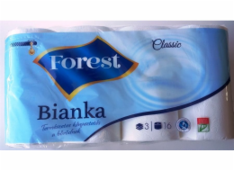 Papír toaletní 3 vrstvý Bianka Classic 16