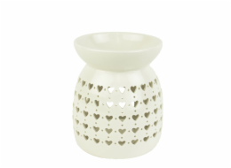 Aromalampa bílá se srdíčky