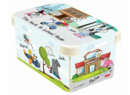 Box úložný S dětský motiv 28x18x13,5 cm plast