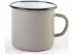 Hrnek smalt 250 ml šedý
