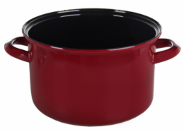 Hrnec smalt 26 cm Belis Bordó