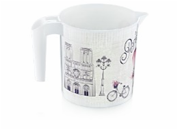 Džbán 1,4 l dekor "PAŘÍŽ" plast