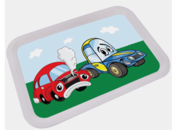 Podnos obdélník dekor auto plast