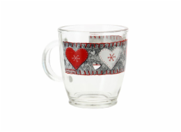 Hrnek 380 ml CHRISTMAS HEARTS 2 ks