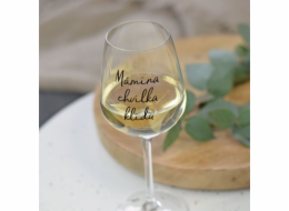 Sklenice na víno  Mámina chvilka klidu  350 ml