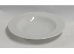Talíř hluboký 23 cm bílý