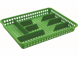 Příborník 34,5x25,5x4,5 cm plast zelený