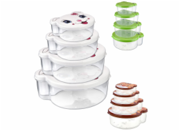 Krabička na svačinu 4 ks-různé velikosti ZOO