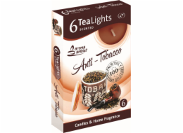 Svíčka čajová 6 ks Anti-Tobacco