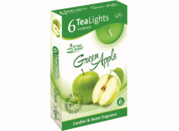 Svíčka čajová 6 ks Green Apple