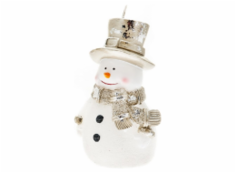 Svíčka SNĚHULÁK 13x9 cm