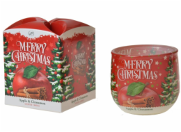 Svíčka vonná 100 g ve skle Merry Christmas