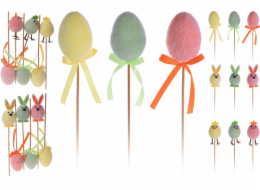 Zápich&nbsp;velikonoční&nbsp;27x16x4&nbsp;cm&nbsp;6&nbsp;ks&nbsp;mix&nbsp;druhů