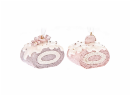 Ozdoba na stromeček DORTÍK / ROLÁDA 6x5x5 cm