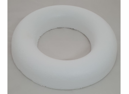 Kroužek polystyren 25 cm korpus půlka na výrobu věnců