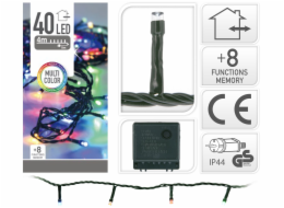 Světla vánoční 40 LED barevná 4 m