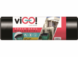 Pytel na odpadky 160 l/10 ks černé silné Vigo