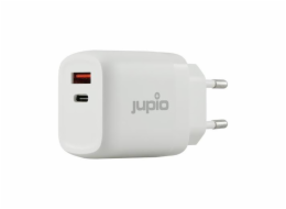 Adaptér Jupio Dual USB GaN Charger 30W - zásuvka/USB + USB-C