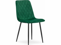 Židle Leobert Turín - tmavě zelená samet x 4