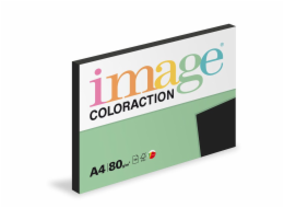 SPARE PRINT Papír pro výtvarné potřebyImage Coloraction A4/80g, Black - Sytá černá, 100 listů