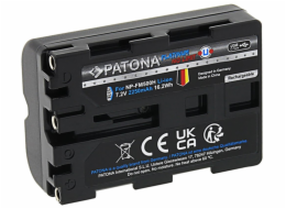 PATONA baterie pro foto Sony NP-FM500H 2250mAh Li-Ion Platinum USB-C nabíjení