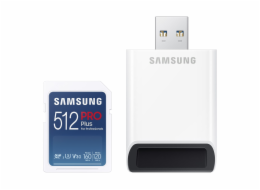 Samsung micro SDXC karta 512GB PRO Plus + USB adaptér