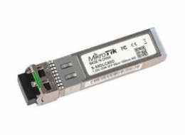 MikroTik S-55DLC80D SFP optický modul , SM, 80km, 1,25G, 1550Nm