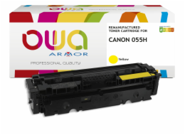 ARMOR Canon CRG-055H - kompatibilní OWA Armor toner kompatibilní s Canon CRG-055H Y, 5900st, žlutá/yellow
