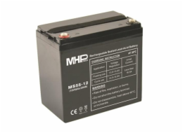 Baterie MHPower MS55-12 VRLA AGM 12V/55Ah 