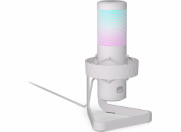 Endorfy streamovací mikrofon  AXIS Streaming OWH / RGB efekt / stojánek / USB / bílý