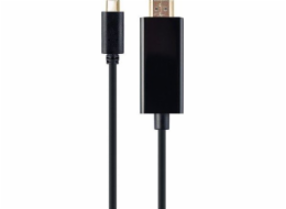 Gembird A-CM-HDMIM-01 USB-C male to HDMI-male adapter  4K 30Hz  2m  black