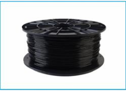 Filament PM tisková struna/filament 1,75 PLA černá, 1 kg