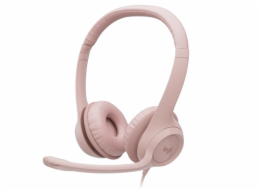 Logitech Corded USB Headset H390 - EMEA - ROSE