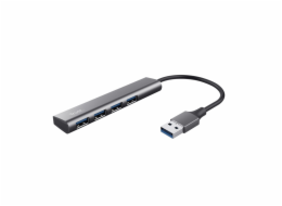 TRUST Rozbočovač Halyx Aluminium 4 Port USB 3.2 Gen1 Hub