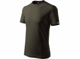 Tričko s tričko Dedra XXXL, barva armády, 100% bavlna