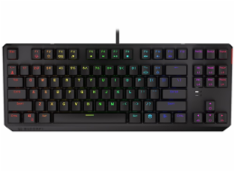 Endorfy herní klávesnice Thock TKL Brown / drátová / USB / brown switch / mechanická / CZ layout / černá RGB