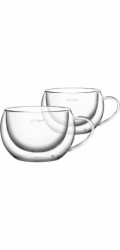 Lamart LT9012 2dílná sada termo sklenic CAPPUCCINO VASO, 270 ml