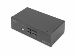 DIGITUS KVM-Switch 4-Port Dual-Display,4K, HDMI