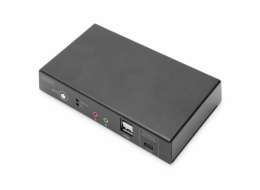 DIGITUS KVM-Switch 2-Port 4K30Hz,USB-C/USB/HDMI in/out