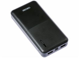 Grixx Powerbank 15000mAh Power Delivery Micro USB & USB-C Black