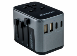 Verbatim Uni.Travel Adapt.UTA-03 USB-C 30W 2xUSB-C 2xUSB-A  49545