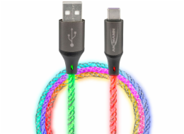 Ansmann USB-A / USB-C Kabel mit LED Beleuchtung 100cm  1700-0158